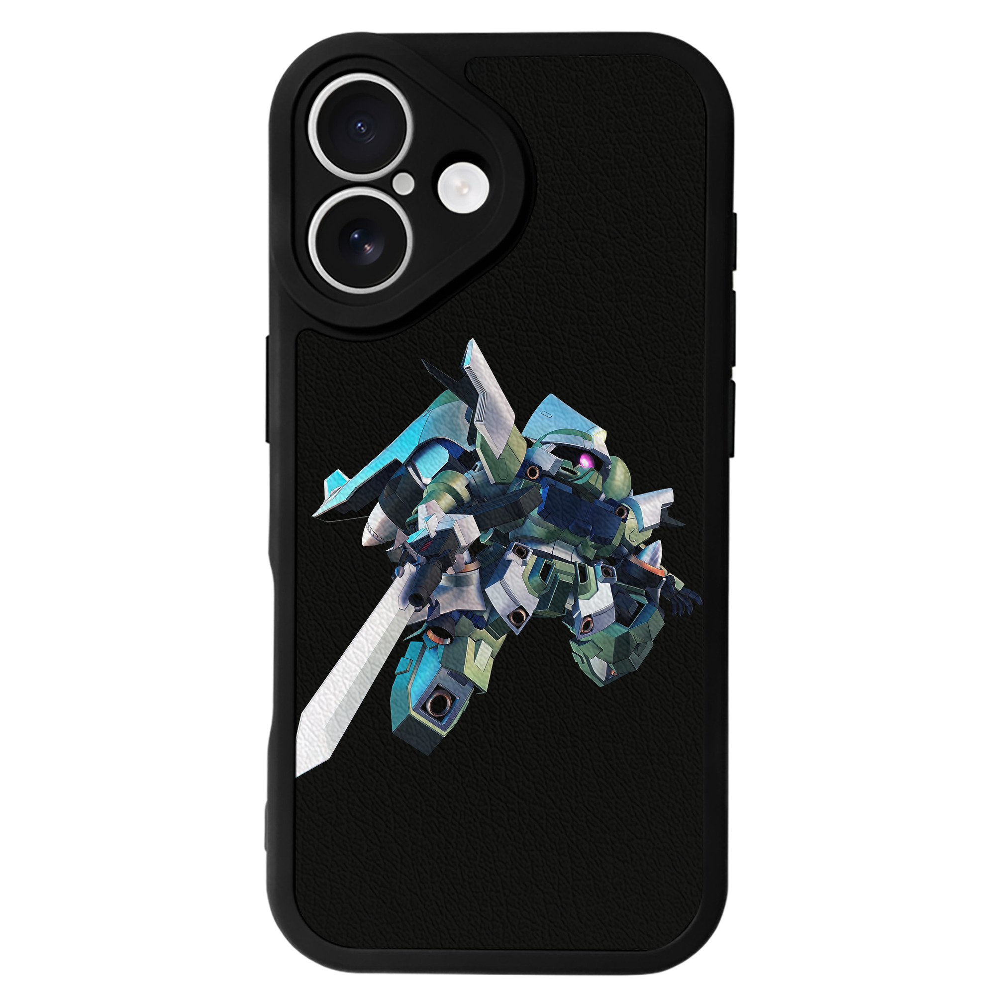 （画像用） 機動戦士ガンダム Mobile Suit Gundam 【iPhone 16シリーズ対応】シリコンスマホケース（レザー調） 材質：シリコン